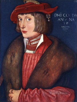  pintor Pintura - El conde Felipe, pintor renacentista Hans Baldung